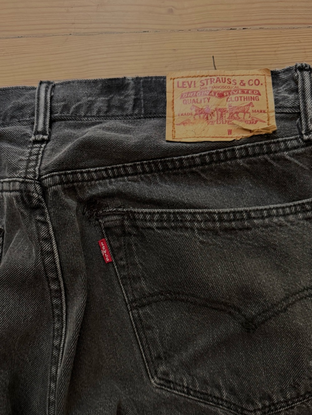 B SIDES Vintage Lasso Wide-Leg Jeans Black Sz 29 NWT - Picture 9 of 11